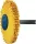 Radiális kefe tárcsa Sunburst átmérő:76mm K.120 Fehér 10000min-¹ TYROLIT