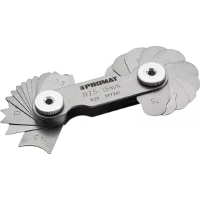 Sugársablon 1,0-7mm lap 17 db PROMAT/TECWERK