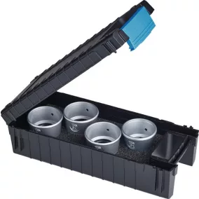   Órakészítő nagyítószett professzionális készlet Tech-Line 6x, 8x, 10x, 15x műanyag tok 4 részes SWISS