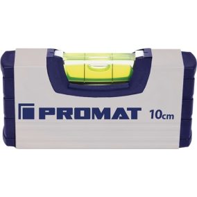   Vízmérték 10cm alumínium ezüst ± 1,0 mm/m PROMAT/TECWERK