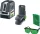 Keresztvonalas lézer PocketCross-Laser 2G ±3,5 fok ± 0,3 mm/m 55 m-es zsebes fali tartó