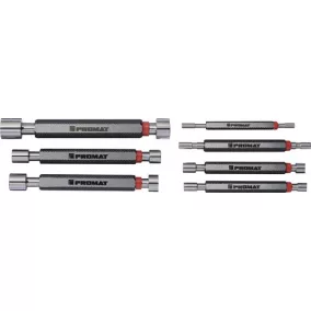   Dugós idomszer szett H7, 1 db 3,4,5,6,8,10,12 mm, jó és selejt oldallal PROMAT/TECWERK