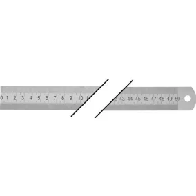   Acél vonalzó L.500mm rozsdamentes acél rugalmas osztás A=mm/mm PROMAT/TECWERK