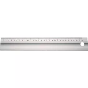   L.300mm alumínium vonalzó süllyesztett markolattal Q.50x5mm PROMAT/TECWERK