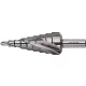 Lépcsős fúró, fúrási átmérő 4-30 mm, HSS spirálhornyos, Z.2 fokozat, 14 PROMAT/TECWERK