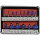 HM maró bitkészlet 973CT15A 15 részes, szár átmérő 8mm, HM FISCH-TOOLS