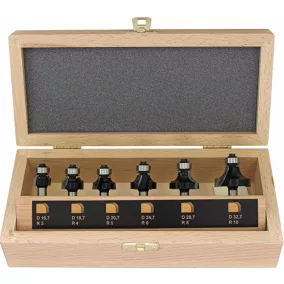  Kerekítő vágókészlet 973CT06A03 HM tengely átmérő 8mm 6 részes