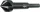 Íves süllyesztő típus 0600 16mm teljes hossz 90mm tengelyhossz 30mm FISCH-TOOLS