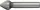 Süllyesztett 75 fok D.8.3mm HSS Z.3 szár D.6mm PROMAT/TECWERK