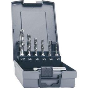   Kombinált csap készlet DIN 3126 M3-M10 7 részes HSSG műanyag kazettás PROMAT/TECWERK