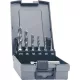 Kombinált csap készlet DIN 3126 M3-M10 7 részes HSSG műanyag kazettás PROMAT/TECWERK