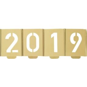   Jelölősablon készlet 327 szám 0-9 font-H.20mm speciális lap KUKKO