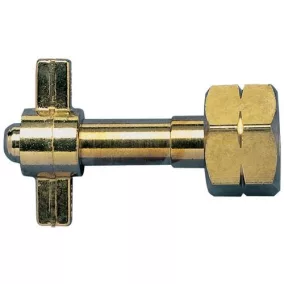   Töltőfúvóka 5, 11, 33 kg méretű palackokhoz G 3/8 hüvelyk LH, W21,8 x 1/14 hüvelyk LH KAYSER