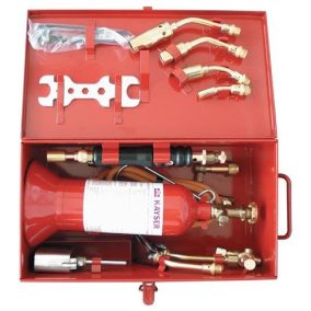   Lágyforrasztó rendszer acéllemez dobozban KAYSER tartozékokkal