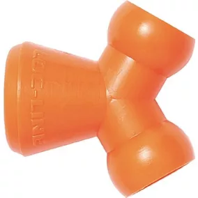 Y-ág mérete 1/4” táska 2 Loc-Line csíkkal