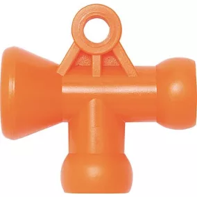 T-csatlakozó 1/4”-os csomag 2 Loc-Line darabbal