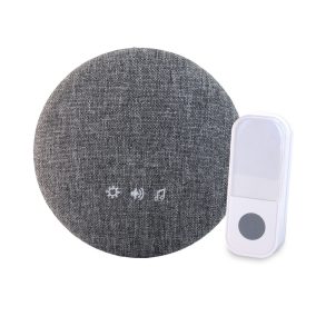   Commel vezeték nélküli csengő, 38 dallam, 200m hatótáv, szürke