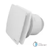 Commel elszívó ventilátor 100 mm, időzítővel, záró lamellával, golyóscsapágyas  12 W, 95 m³/h , 34 dB