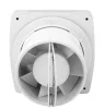Commel elszívó ventilátor 100 mm, záró lamellával, golyóscsapágyas fekete 12 W, 95 m³/h , 34 dB
