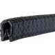 Élvédő befogási tartomány 1-2 mm hosszúság 100 m sz. 6,5 mm magas 9,5 mm fekete PROMAT/TECWERK