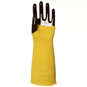   KÖTÖTT SÁRGA KEVLAR KARVÉDŐ, HŐ- ÉS VÁGÁSBIZTOS_36 CM