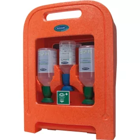   Actiomedic EYE CARE Medi2Protect I szemkimosó állomás 2 x 500 ml 0.9% nátrium-klorid oldattal + 1 x 250 ml BioPhos74 oldattal