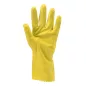   HTG SÁRGA GUMIKESZTYŰ, 30CM/0,5MM, PAMUTBOLYHOZOTT BELSŐ_S
