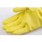   HTG SÁRGA GUMIKESZTYŰ, 30CM/0,5MM, PAMUTBOLYHOZOTT BELSŐ_S