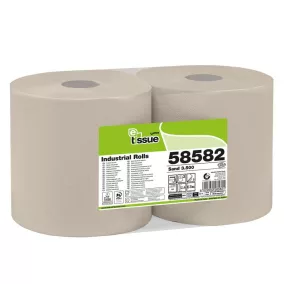   Celtex E-tissue Sand 3.500 ipari törlő recy 3 réteg, 500 lap, 170m, 26,5x34cm, 2 tekercs/zsugor
