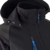 ANTILOPE NŐI SOFTSHELL DZSEKI FEKETE/KÉK_XS