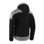 BANJO FEKETE/SZÜRKE SOFTSHELL DZSEKI, LIME CIPZÁR_L