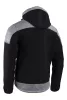 BANJO FEKETE/SZÜRKE SOFTSHELL DZSEKI, LIME CIPZÁR_3XL