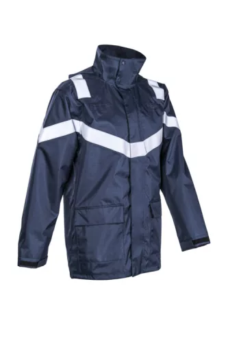 DAGDA SÖTÉTKÉK LÁNGÁLLÓ PU ESŐKABÁT_L