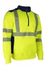 FRISS FLUO SÁRGA/SÖTÉTKÉK PULÓVER_2XL