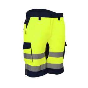 HIBANA FLUO SÁRGA/SÖTÉTKÉK BERMUDA_L