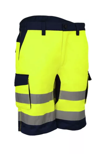 HIBANA FLUO SÁRGA/SÖTÉTKÉK BERMUDA_XL