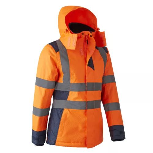 HORA FLUO NARANCS/SÖTÉTKÉK NŐI TÉLIKABÁT_XS