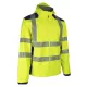 NEBULO FLUO SÁRGA/SÖTÉTKÉK SOFTSHELL KABÁT_4XL