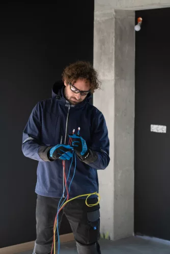 PYTHON GRS SÖTÉTKÉK SOFTSHELL DZSEKI_S