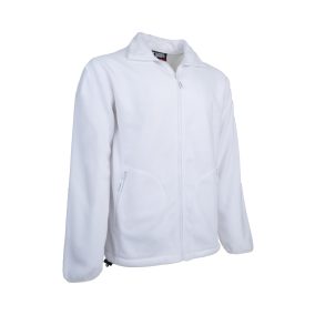 POLÁR PULÓVER CIPZÁROS FEHÉR_2XL