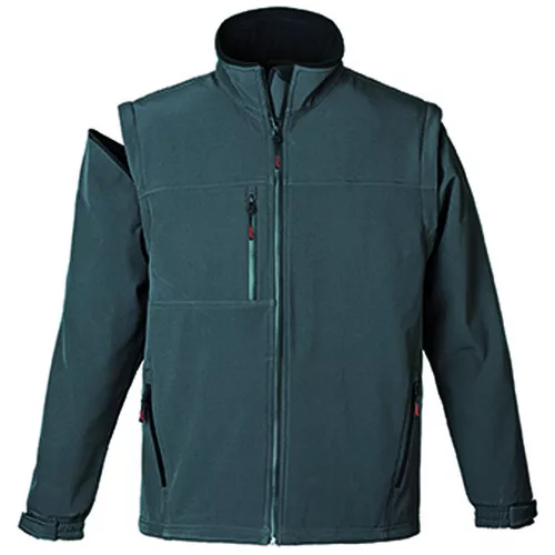 YANG 2/1 LEVEHETŐ UJJÚ FÉRFI SOFTSHELL KABÁT SZÜRKE_XL