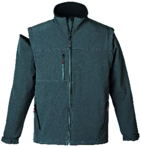 YANG 2/1 LEVEHETŐ UJJÚ FÉRFI SOFTSHELL KABÁT SZÜRKE_2XL