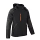 YUKI II SOFTSHELL DZSEKI FEKETE/NARANCS_2XL