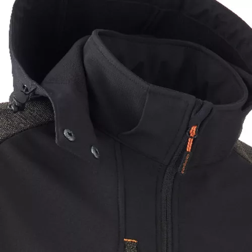 YUKI II SOFTSHELL DZSEKI FEKETE/NARANCS_2XL