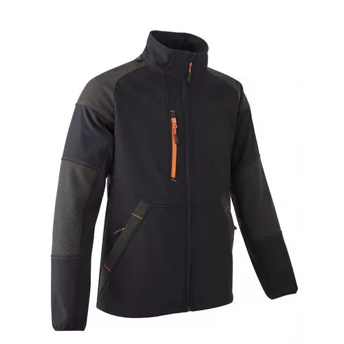 YUKI II SOFTSHELL DZSEKI FEKETE/NARANCS_2XL
