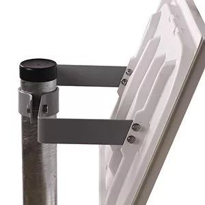 Fűthető közlekedési tükör 45 w, sekurit biztonsági üveg, sz x m 1000x800 mm, fényvisszaverő, szemet gyönyörködtető peremmel, konzollal