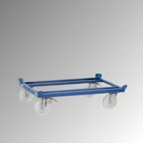   Raklapos alváz vontatókhoz, rakfelület hxsz 1210x810 mm, teherbírás 1050 kg, ral 5007 ragyogó kék