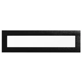   Információs keret feliratoknak, din a4/a5 mérethez, sz x m 236x66 mm, fekete, 10 darabos csomag