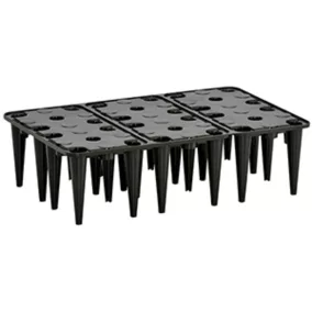   Pe rács, sz x m x ma 600x400x17 mm, teherbírás 125 kg, súly 1,9 kg