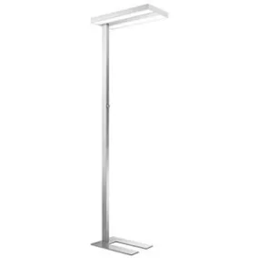   Led-es állólámpa, magasság 1950 mm, lámpafej 280 x 610 mm, felfelé és lefelé sugárzó, 60 w, ezüst